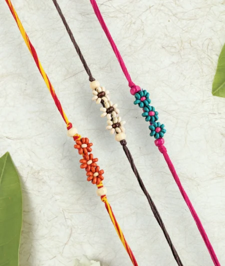 Phool Leher Rakhi (Set of 3)