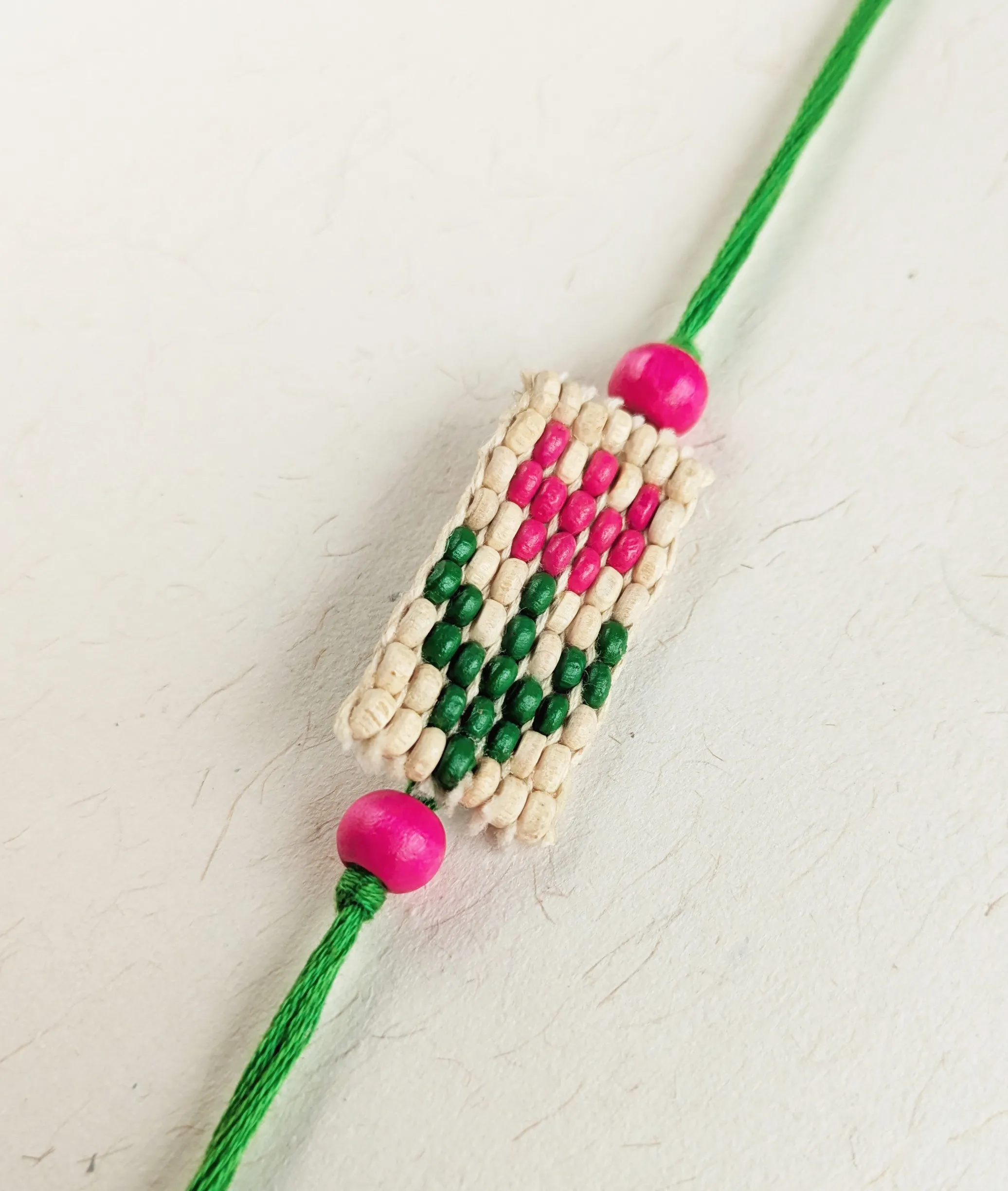 Pink Pixel Tulip Rakhi - Image 4