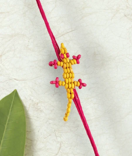Yellow Chhipkali Rakhi
