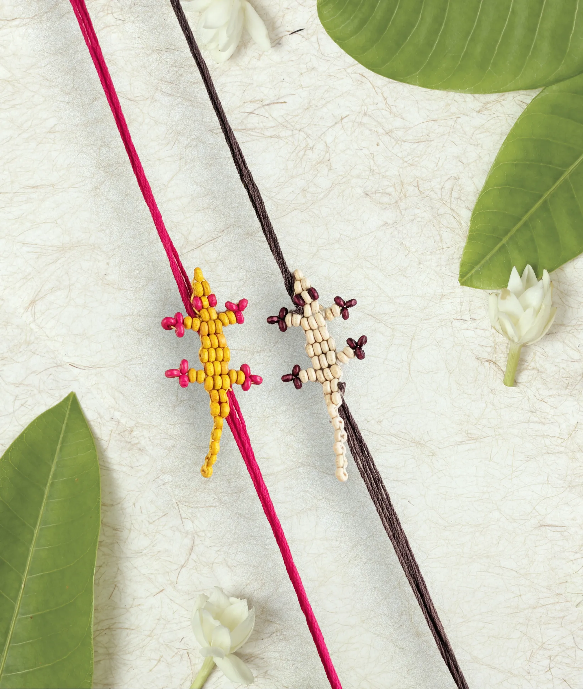 Yellow Chhipkali Rakhi - Image 3