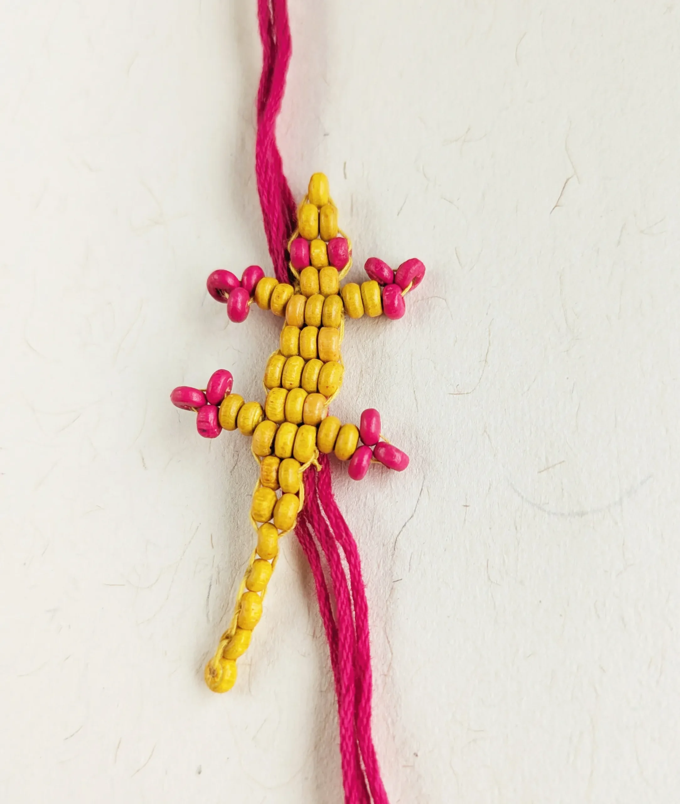 Yellow Chhipkali Rakhi - Image 4