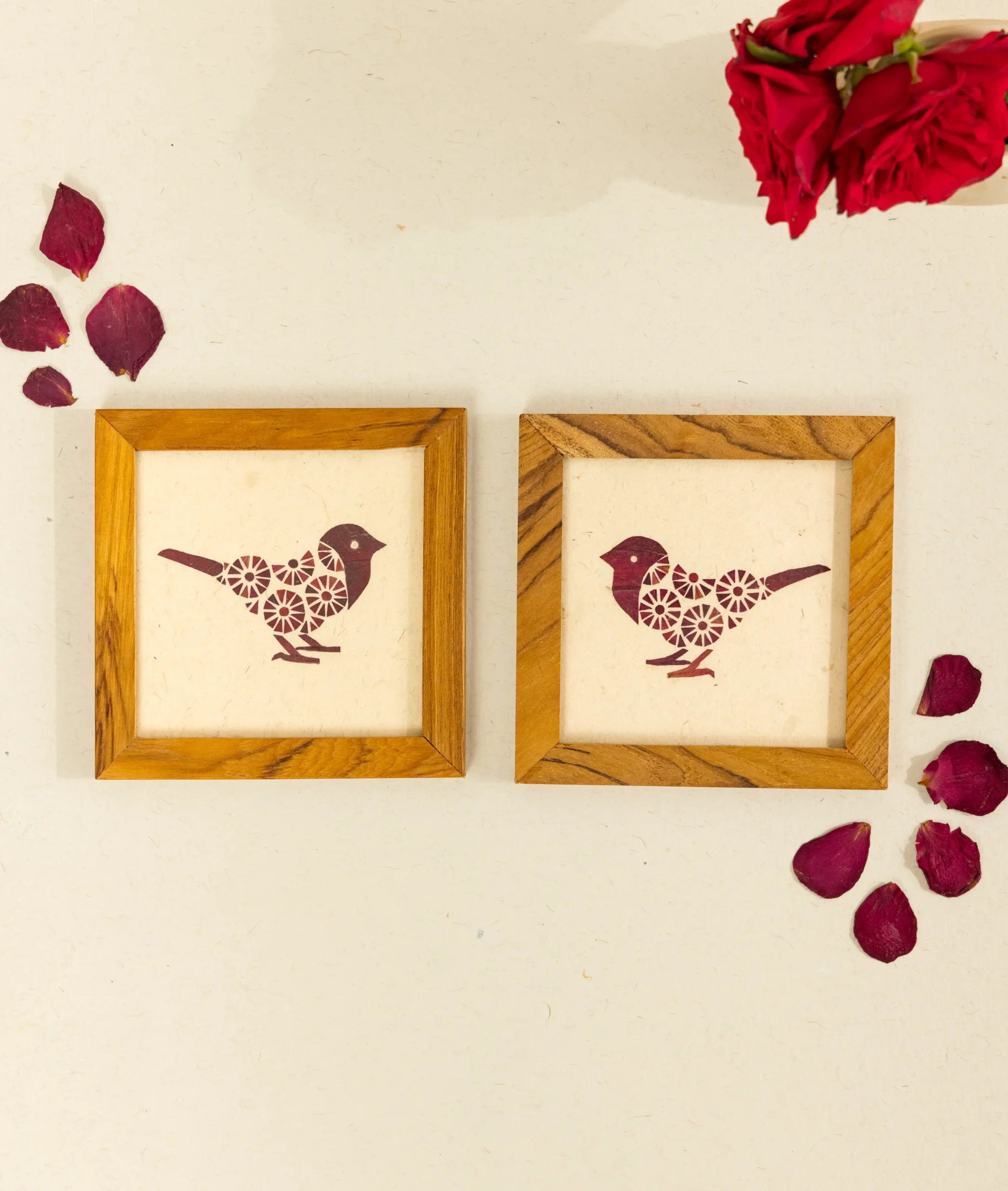 Harvest Sparrow Coasters ( Set of 2 ) - Image 2