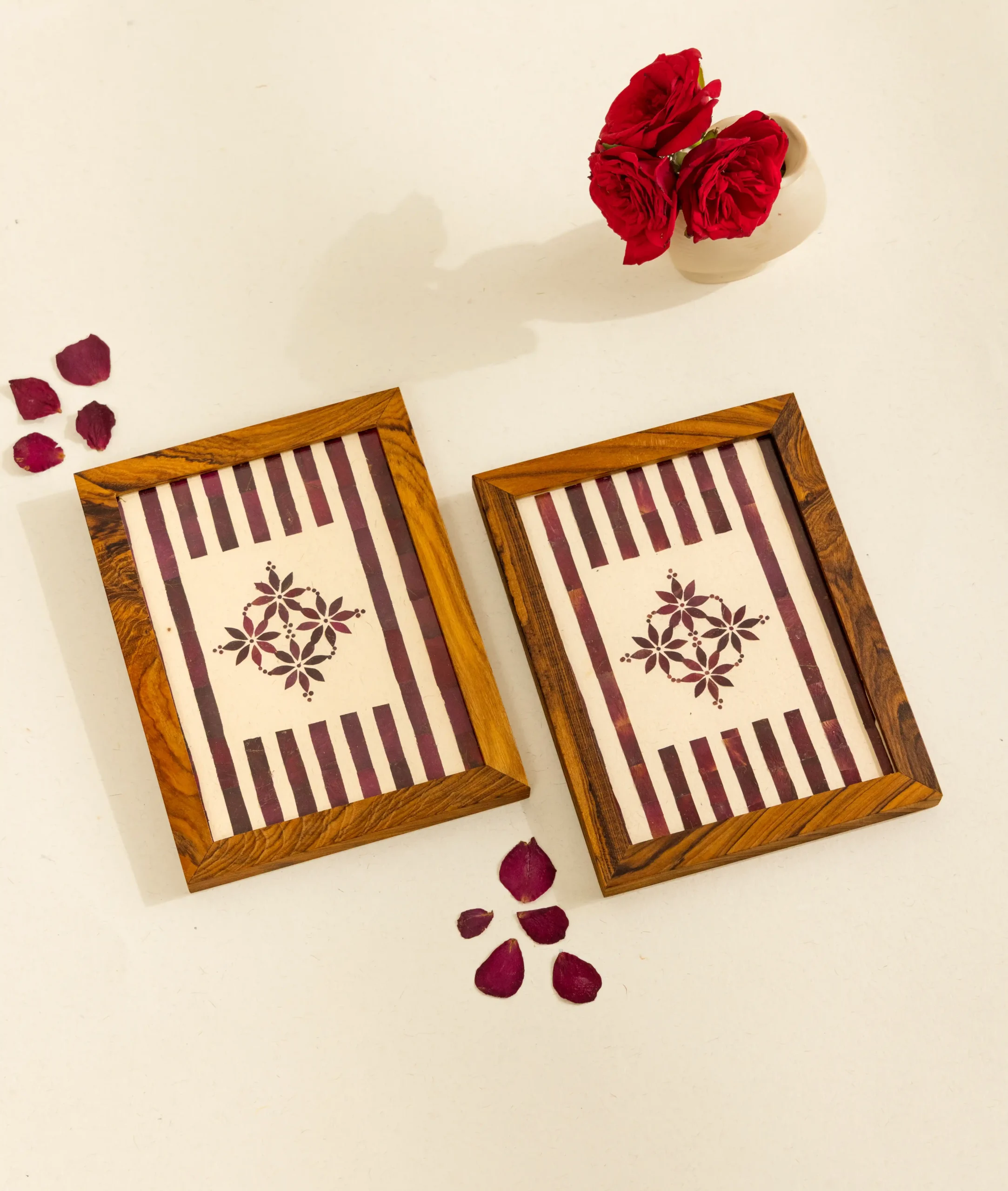 Petal Kolam Painting (6" x 8") - Image 2