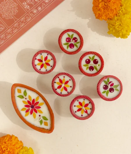 Summer Dance Assorted Boat Diya Set