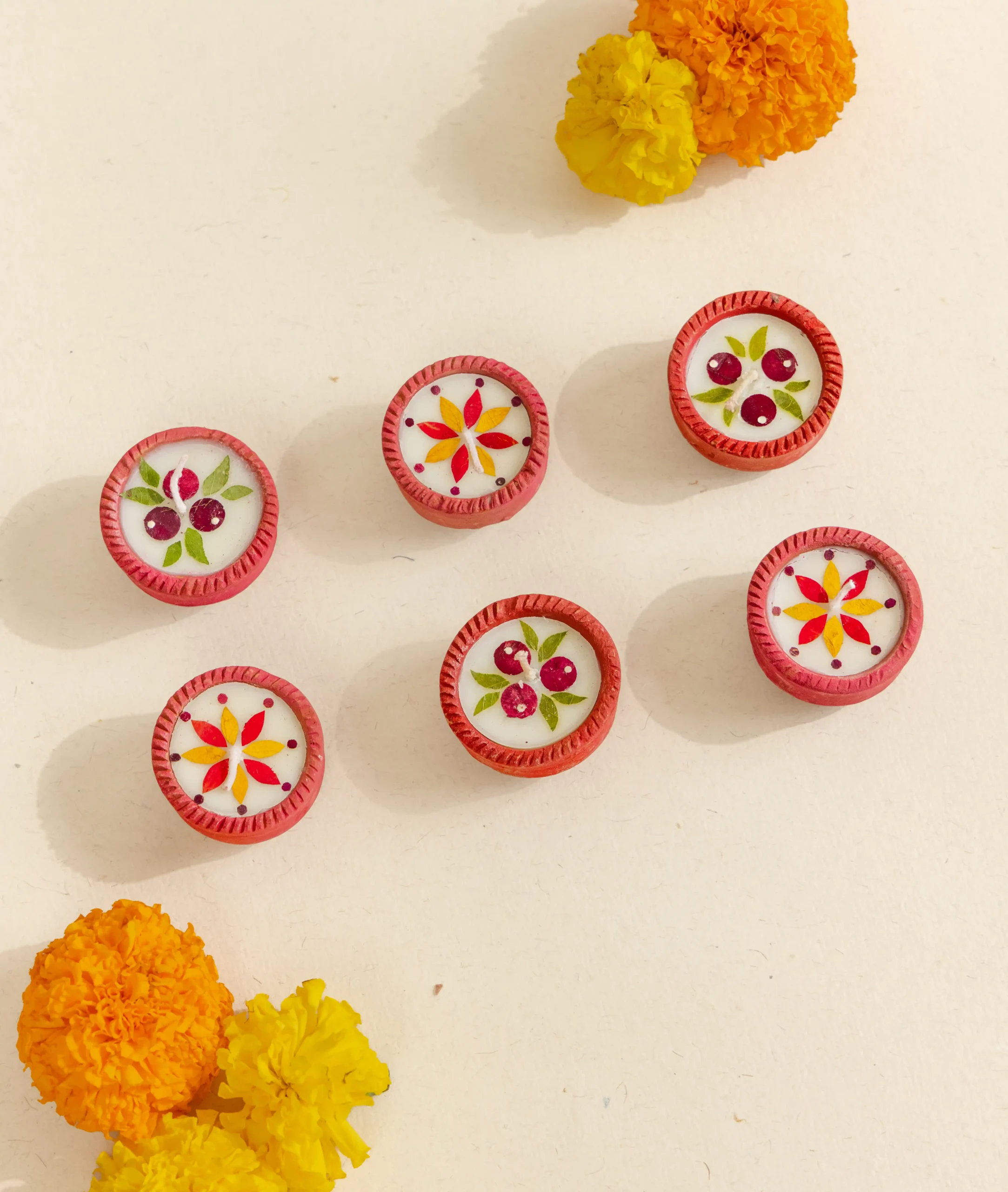 Summer Dance Assorted Boat Diya Set - Image 2