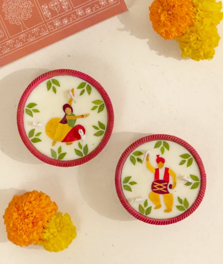 Summer Dance Katori Diya Set