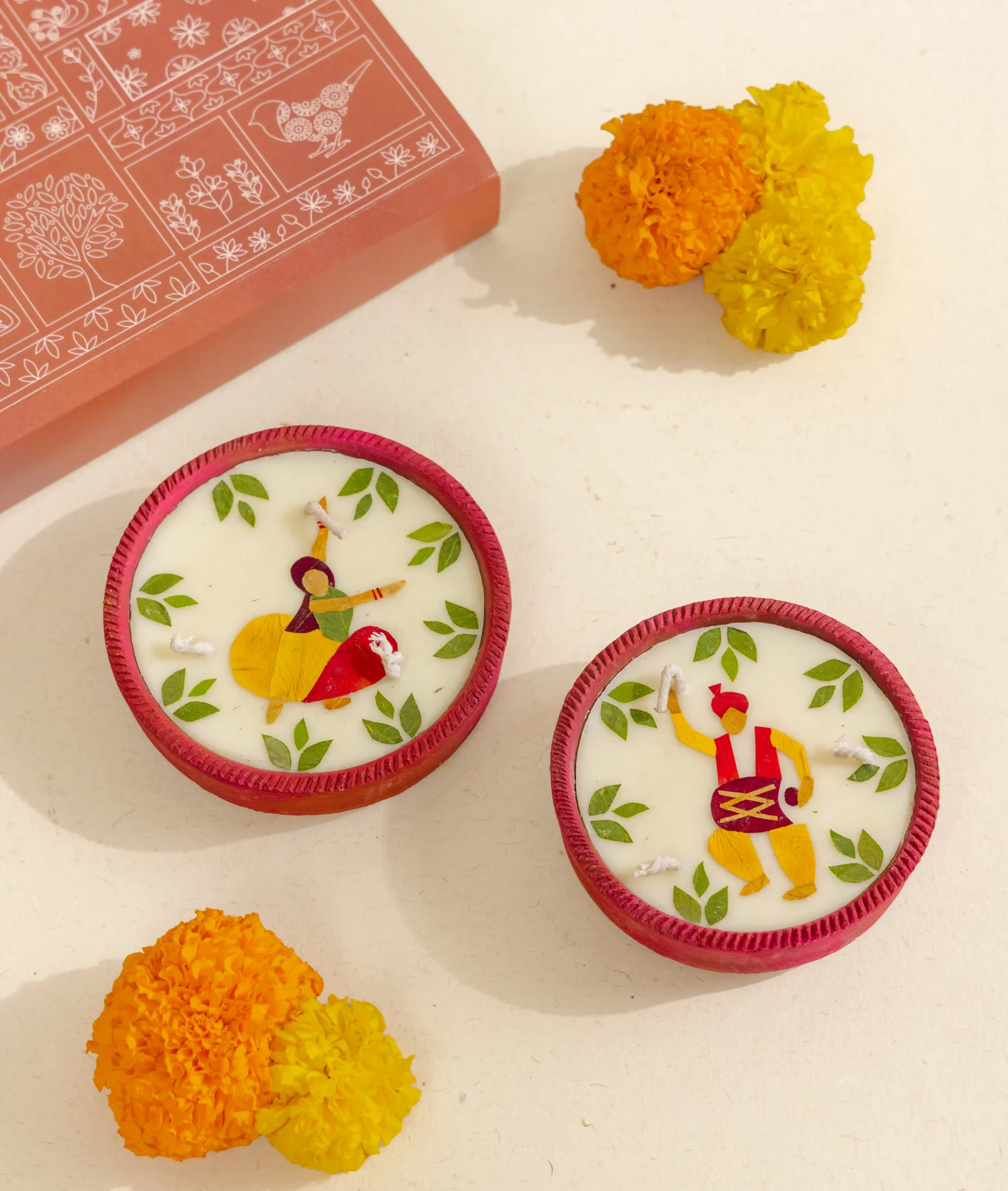Summer Dance Katori Diya Set - Image 3