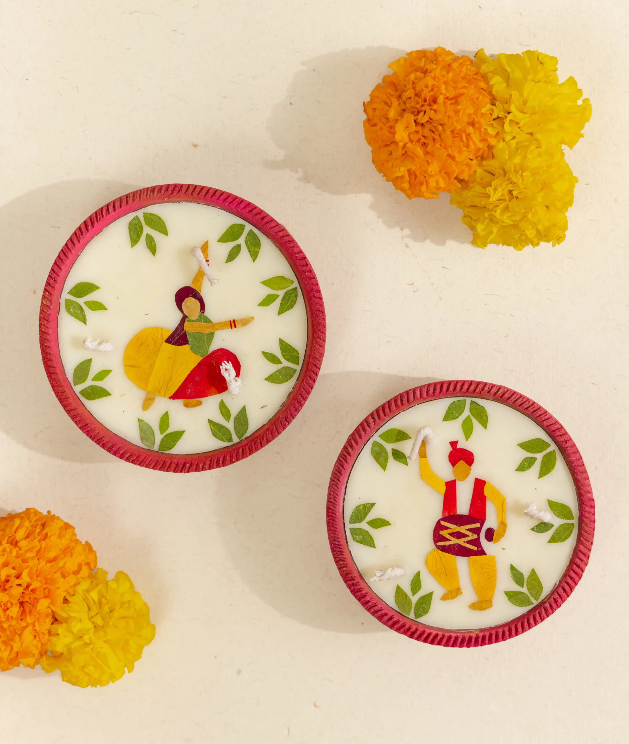 Summer Dance Katori Diya Set - Image 2